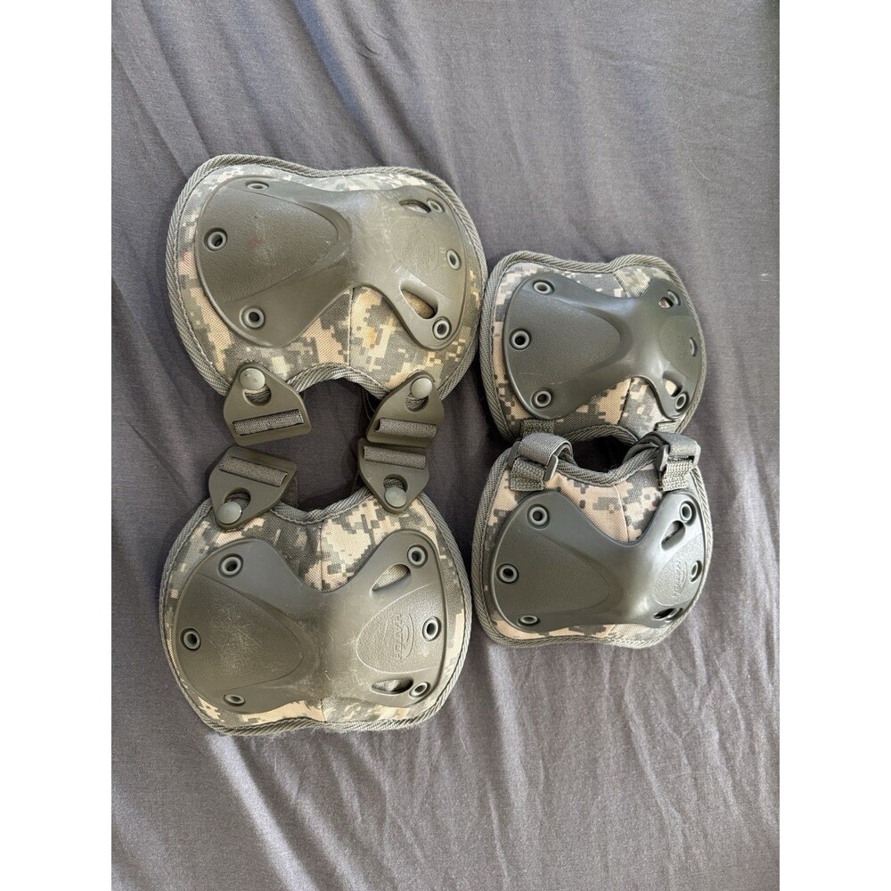 Hatch X-tak Pad System Knee And Elbow Pads Size Large ACU Pattern Army Military
